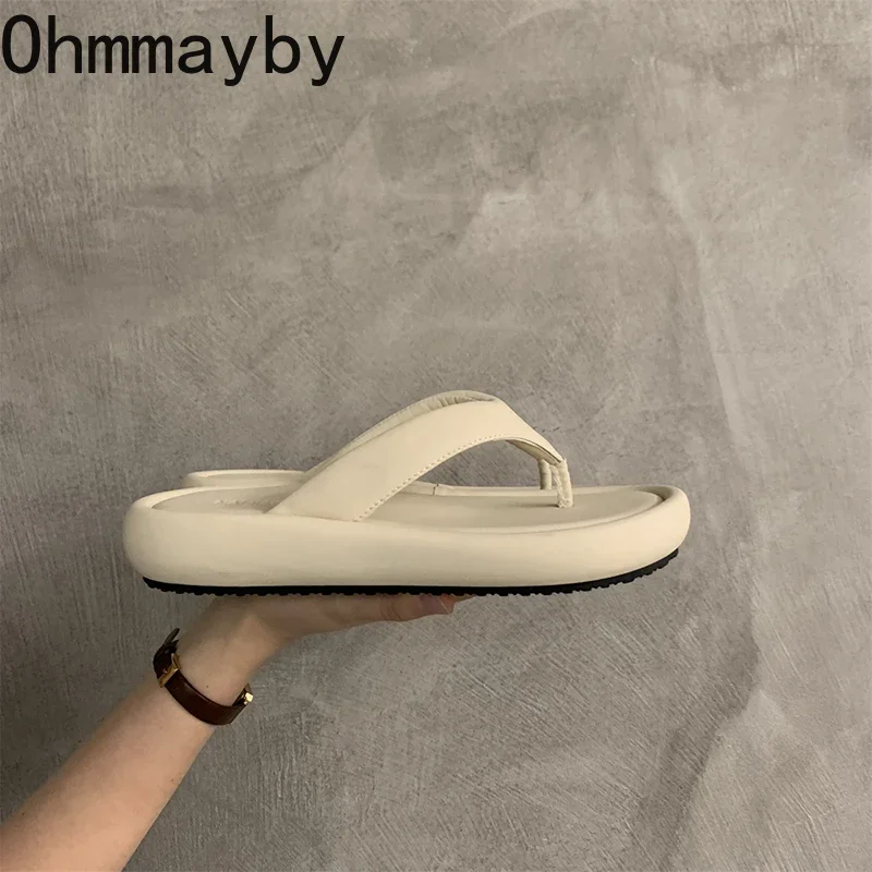 2024 Summers Women Slippers Fashion Clip Toe Soft Sole Slides Shoes Ladies Casual Outdoor Beach Flats Sandalias Flip Flop