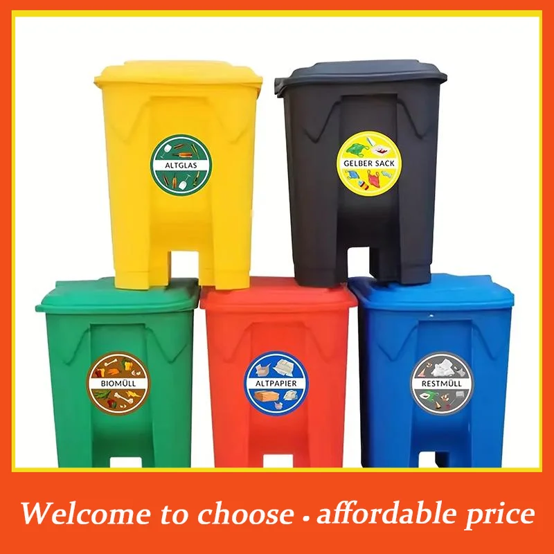 。1pc Recycling Trash Can Sticker For Easy Garbage Classification Waterproof Suitable For Communities, Schools, Families, Offices