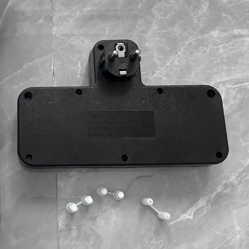 EU Multifunction Socket Switch USB Fast Charging Independent Control Multi-port Power Strip Overload Protection for Home Office