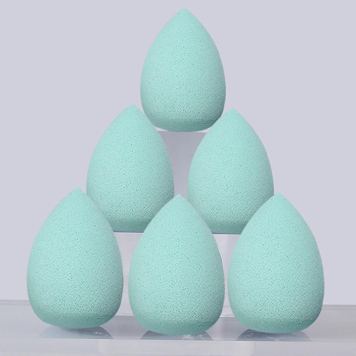 6-delige make-upsponsset voor vloeibare foundation Zacht menggereedschap Vlekkeloze afwerking Duurzame cosmetische applicators Beginners