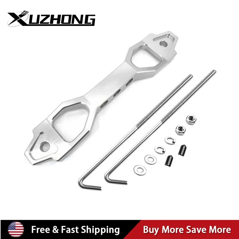 

Кронштейн для крепления автомобильного аккумулятора с J-образными болтами из нержавеющей стали, серебристые