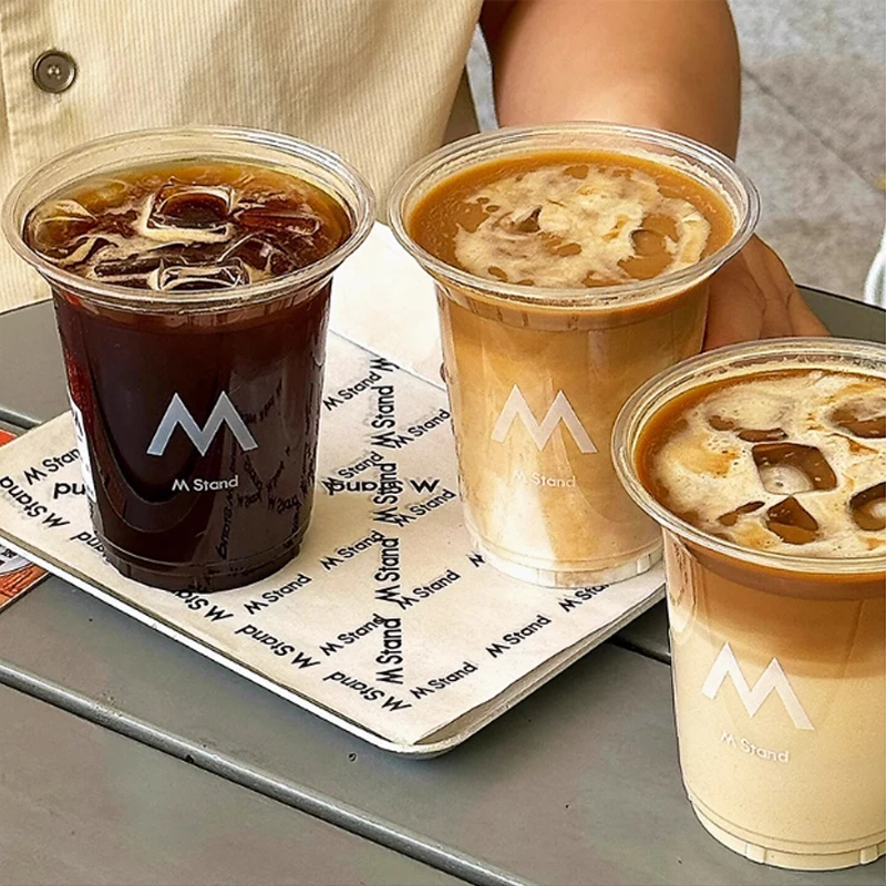 شعار مخصص كوب بلاستك كوب شاي فقاعات ، القهوة ، عصير ، المشروبات الباردة ، كوب نفطة بلاستيكي ناعم على شكل حرف Y كوب آيس كريم الحلوى #1