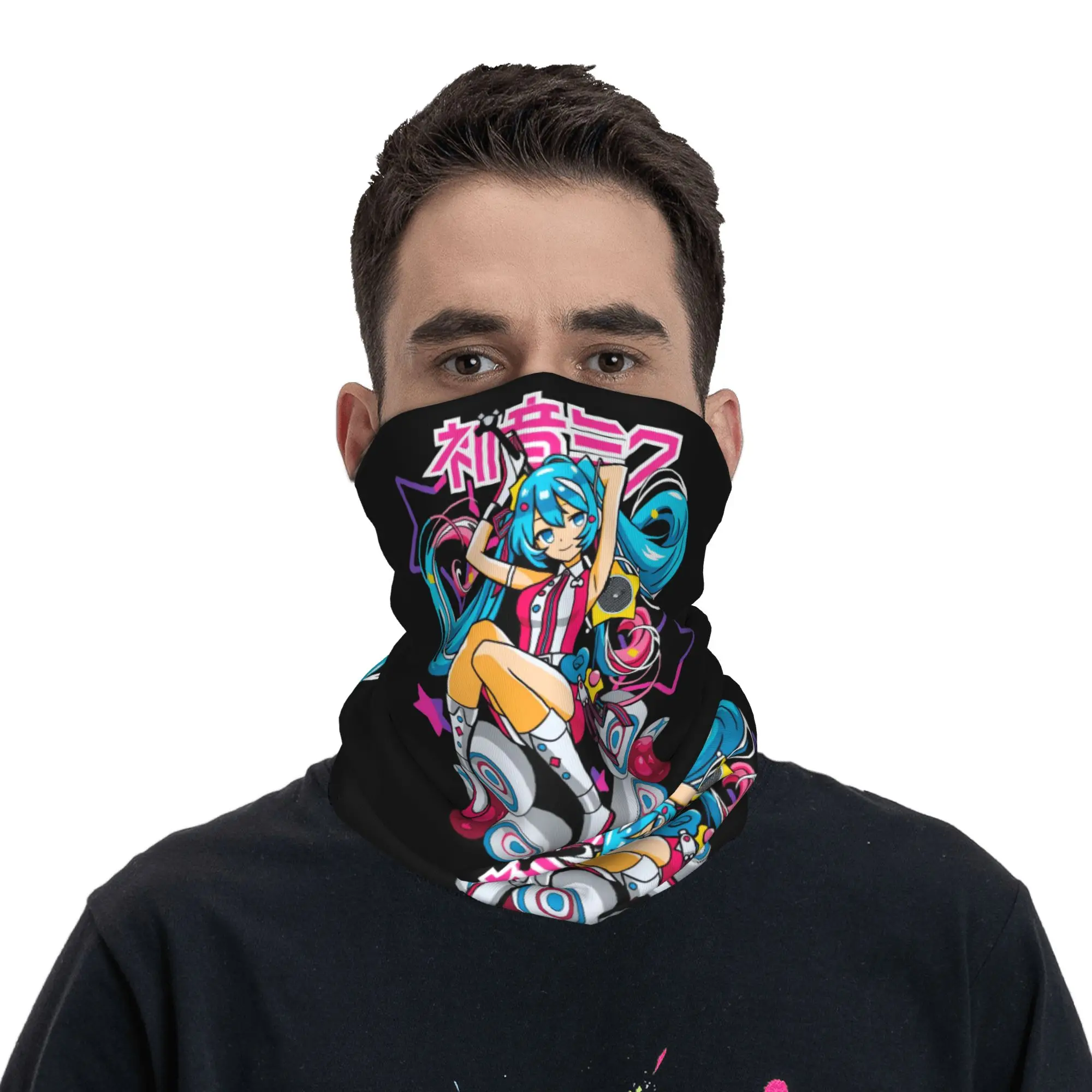 h-hatsune-m-miku-vocaloid-anime-bandana-protetor-de-pescoco-para-caminhada-ciclismo-mulheres-homens-lenco-envolvente-menina-kawaii-balaclava-aquecedor