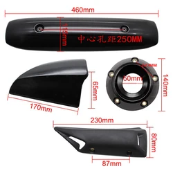 TMAX530 Motorcycle Exhaust Pipe Cover Cowl for YAMAHA T-MAX530 2012 - 2016 Protector Heat Shield Guard TMAX 530 2013 2014 2015