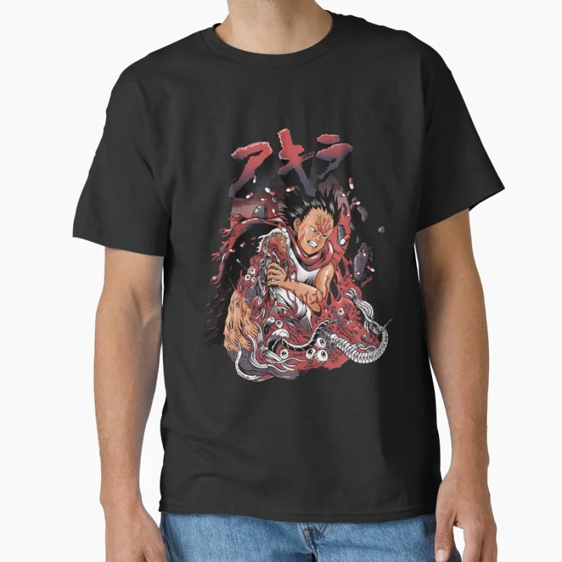 

akira rage Tetsuo Neo Tokyo Explosion Cyberpunk Anime T shirt Large size Tops Manga Graphic Print Y2k Clothes Cartoon Tee