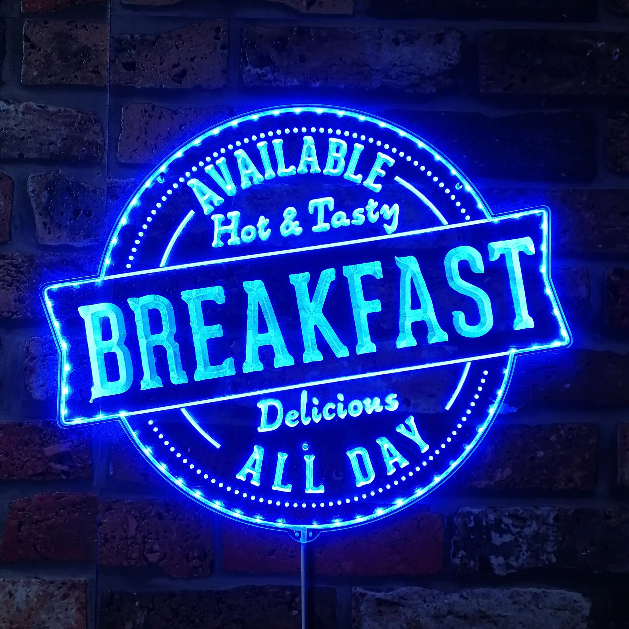

All Day Breakfast Available Glam Led Neon Sign st06-fnd-i0216-c