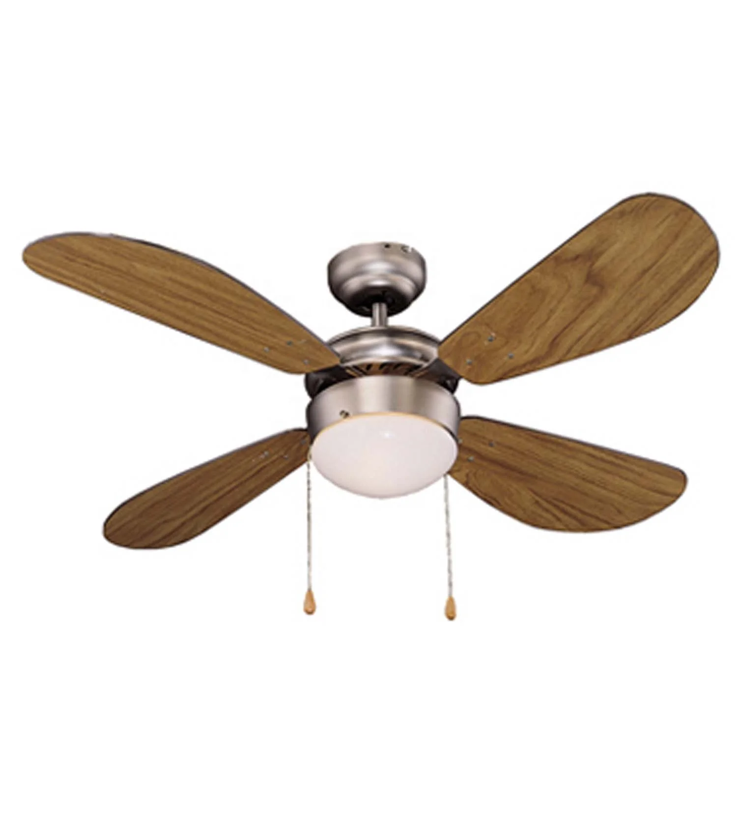 Ventilateur de plafond décoratif avec 4 pales en bois, Design Simple, pour salle à manger, à énergie solaire, avec CE, ROHS, 9a