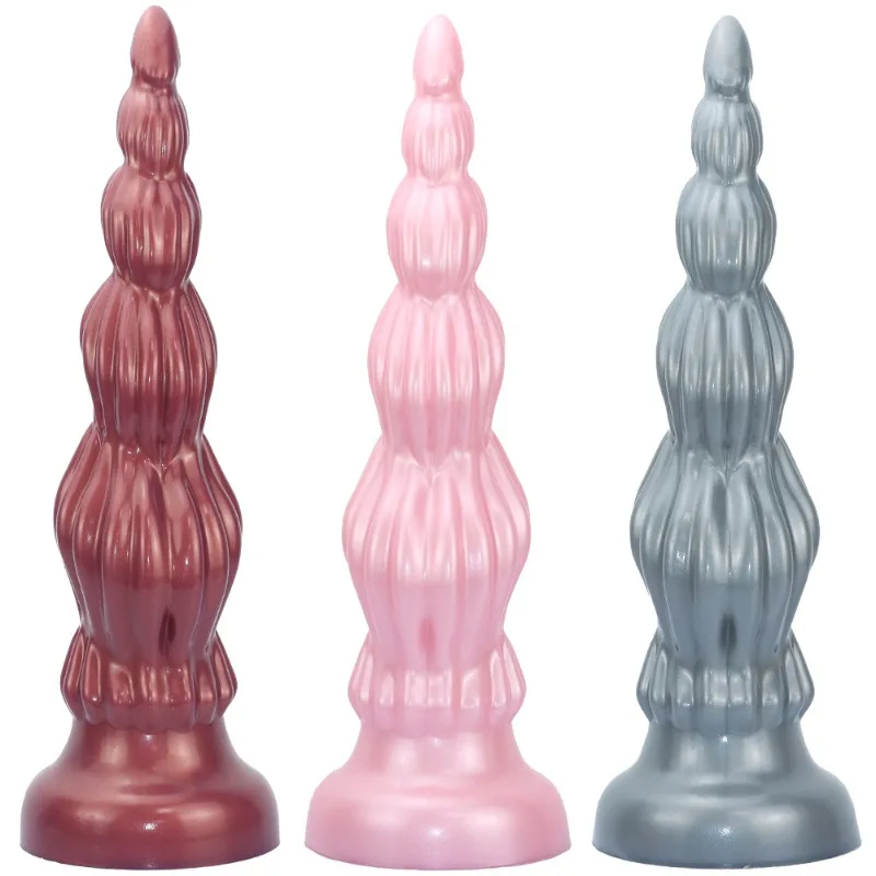 Gradient Color Spiral Textured Body Massager Extra Long Ergonomic Design Portable Wellness Relax Tool