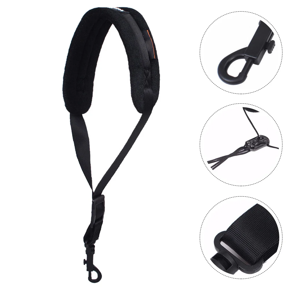 

Thickened Saxophone Shoulder Strap Wide Nylon Durable Breathable Cushion Buffer Decompression Suspender Instrument Accessory Sax