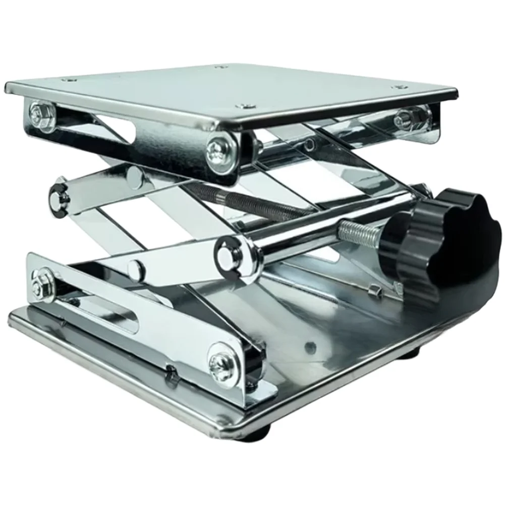 Stainless Steel Laboratory Lift Table for Equipment Mounting - 100x100x150mm 150x150x260mm 200x200x280mm Construction