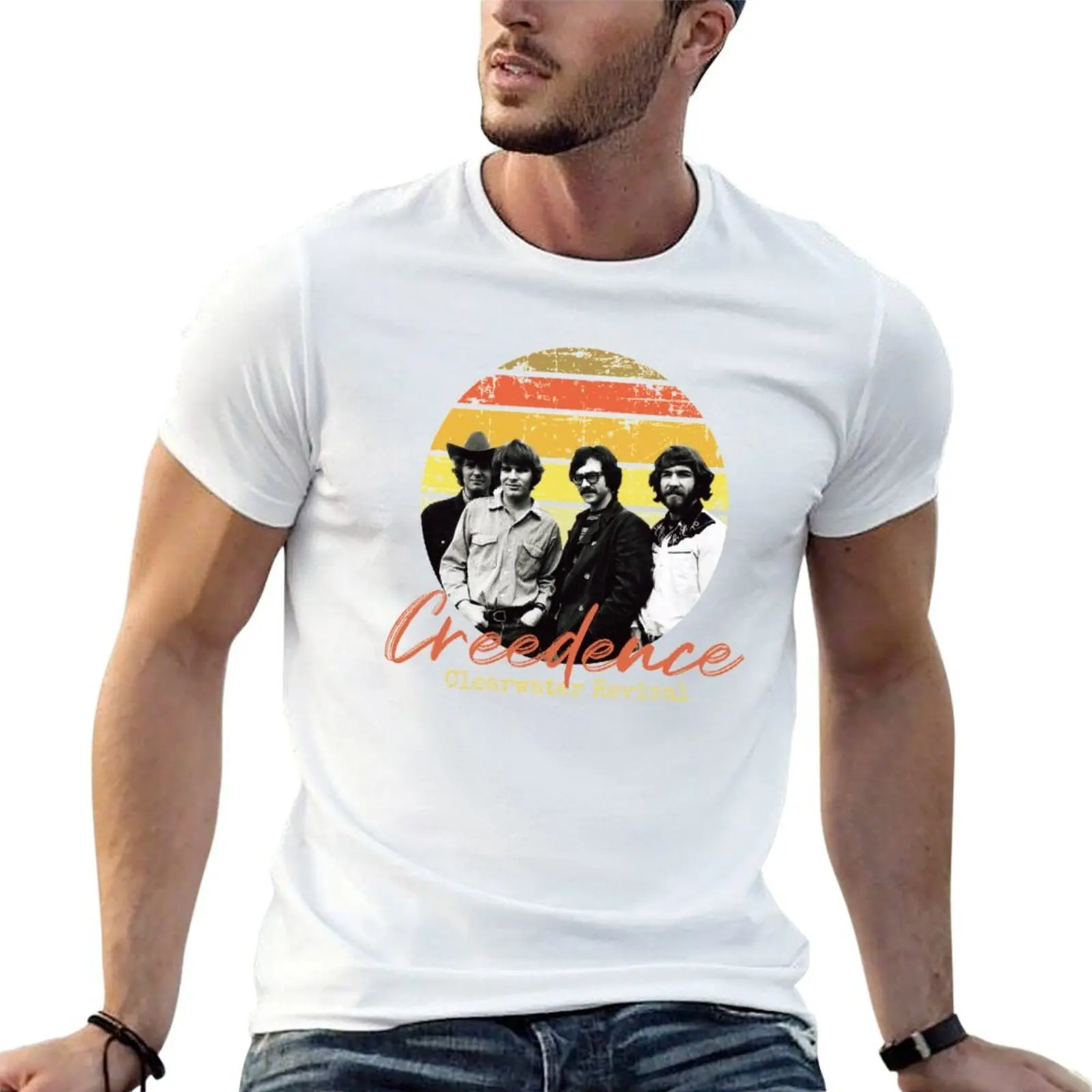 

Creedence Clearwater Revival Sunset T-Shirt t shirts for man cotton t shirts designer T-Shirt