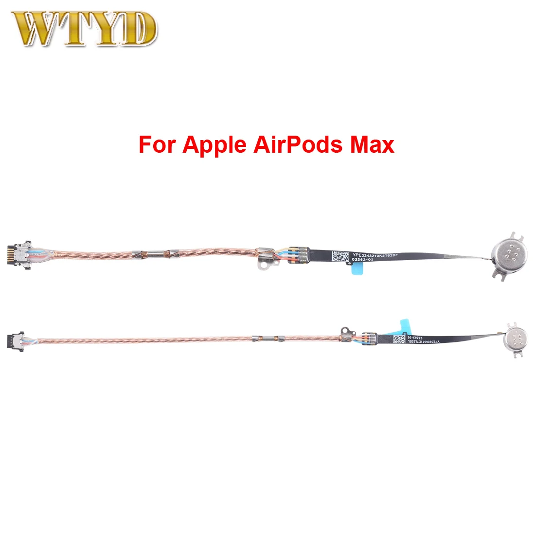 لجزء إصلاح قطع غيار كابل إشارة WiFi الأيسر + الأيمن لأجهزة Apple AirPods Max
