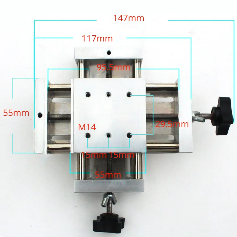 Platform Sliding Table Fine‑Tuning Linear Stage Manual Translation Displacement Station Precision Aluminium Alloy Sliding Table