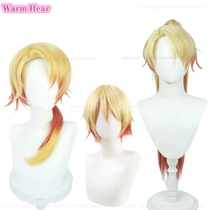 

3 стиля Tenma Tsukasa Синтетические косплей аниме термостойкие волосы Хэллоуин вечерние парики для ролевых игр + бесплатная шапочка для парика см; 5