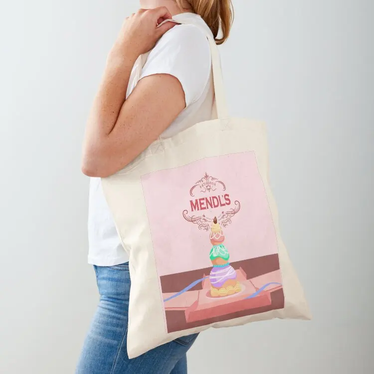 

Mendl's Cake from The Grand Budapest Hotel Tote Bag tote bags men shopping bag logo Lady bag shopper women canvas