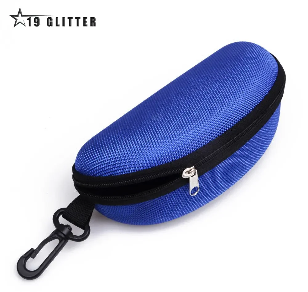 11 Màu Kính Mát Mắt Mang Theo Túi Cứng Hộp Dây Kéo Du Lịch Túi Ốp Lưng Mới