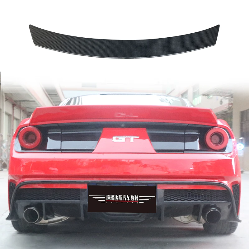 Carbon Fiber Rear Spoiler For Ford Mustang 2015-2023 Tail Wing GTT Style Tail Box Exterior Car Tuning Accsesories Body Kit