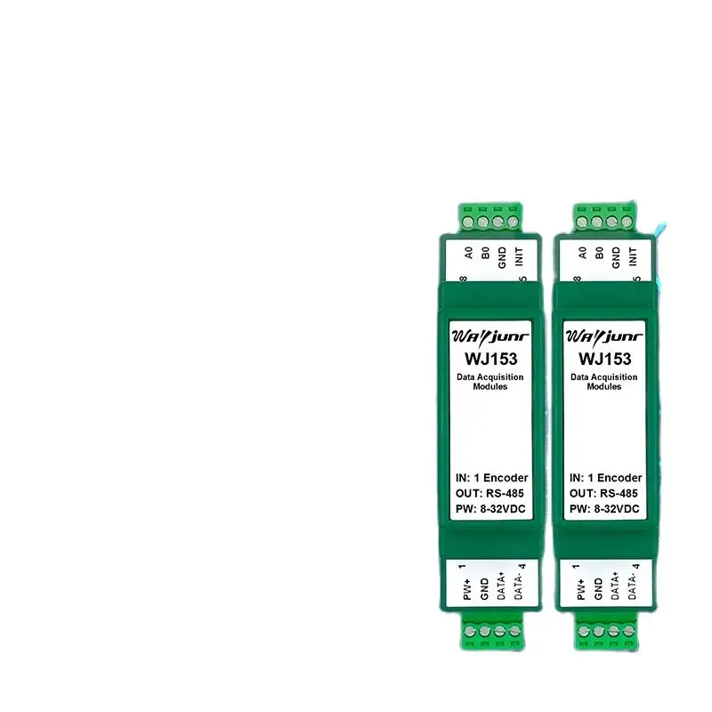 1 channel grating ruler magnetic grating ruler encoder 4 times frequency pulse counter Modbus RTU module WJ153