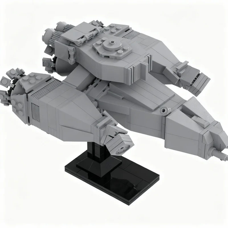 369PCS MOC Creative Model Uscss Nostromo Custom DIY Assembly Building Blocks Display Birthday Gift Collectible Decoration Set