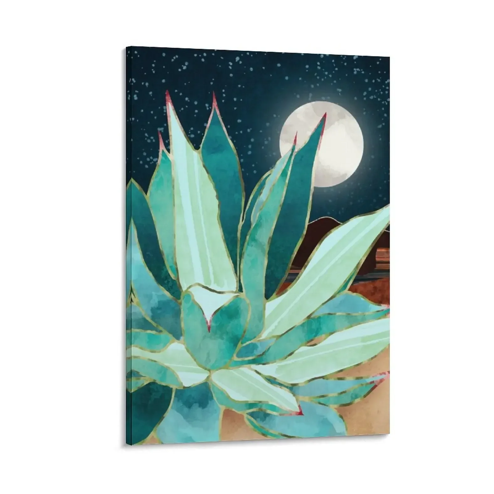 

Desert Agave Canvas Painting canvas wall decoration aesthetic room decor Decorative picture wall decoration