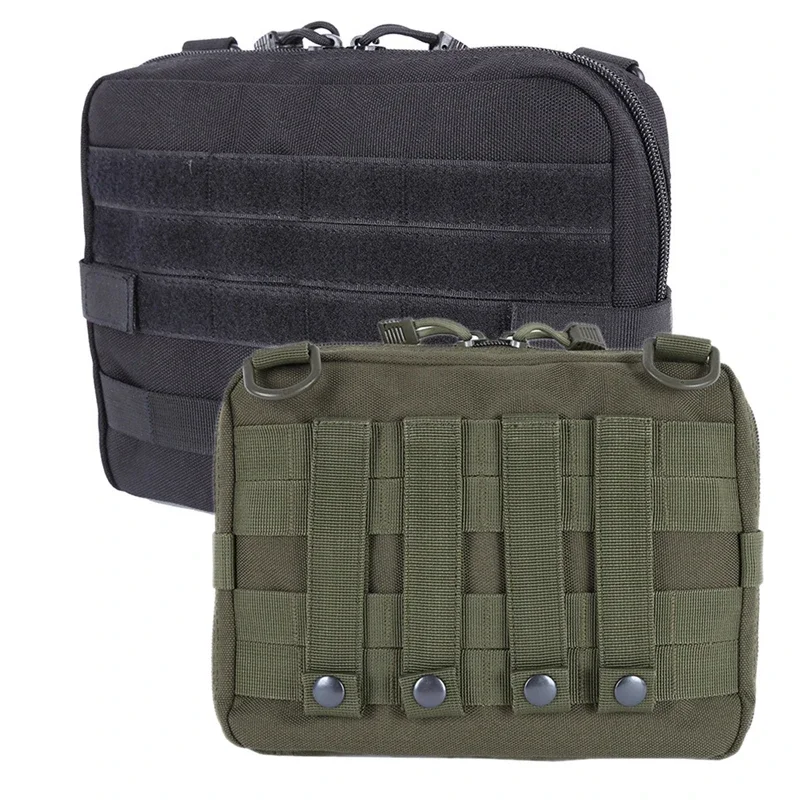 야외 Molle 관리자 주머니 1000D 터프 나일론 EDC 유틸리티 파우치 도구 가방 사냥 CS를위한 EMT 유틸리티 지도 포켓