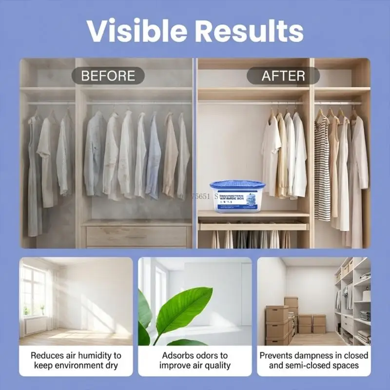 

Effective Air Cleaning Box Reduces Odors Dust Removal Magical Box for Household