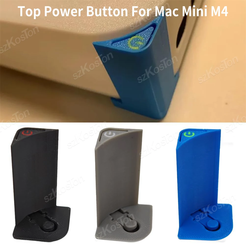 For 2024 Mac Mini M4 Computer Top Power Button 3D Printing Modified Power Button for Mac Mini M4 Pro PC Accessories