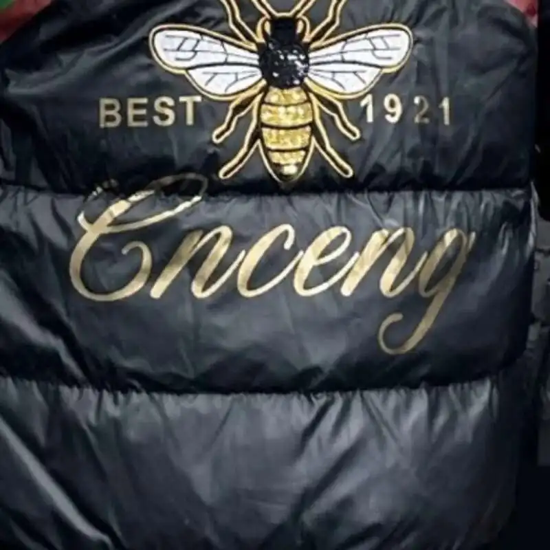 2024 Stand Collar Shinny Down Solid Color Coat Men Winter Long Sleevel Jacket Letter Print Jacket Men Top Quality Down Jacket