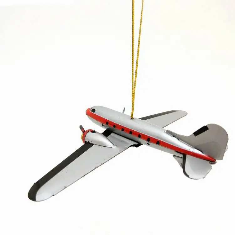 MF3310 Boeing Passenger Plane Christmas Pendant 80 Post-iron Nostalgic Retro Craft Creative Gift Amazon