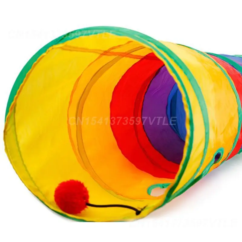 Pet Toy Durable Spacious Indoor Pet Toy For Cats Cat Tunnel Cat Tunnel Tube Must-have Peek Hole Fun Portable Indoor Entertaining