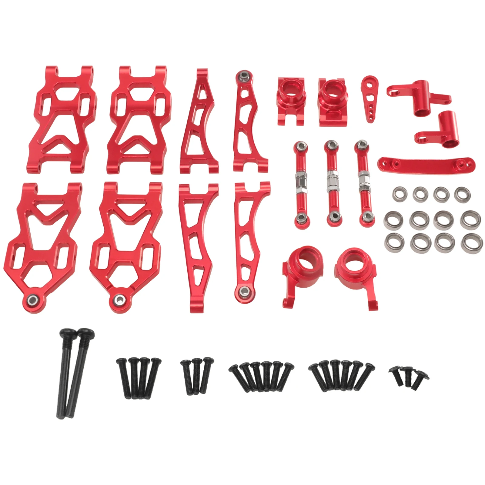 SCY 16101 16102 16103 16104 16106 16201 JJRC C8805 RC 1/16 أجزاء معدنية مطورة تحمل الملحقات مع محامل