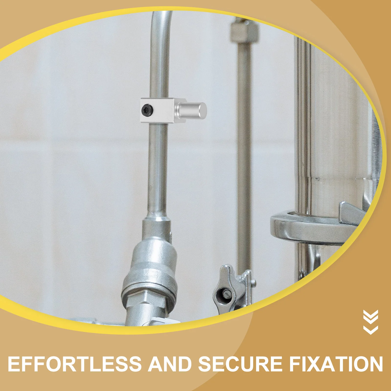 

Angle Adjustment Bracket Locking Positioning Clamp Single Hole Mounting Bracket Precision Industrial Applications Extended Shaft