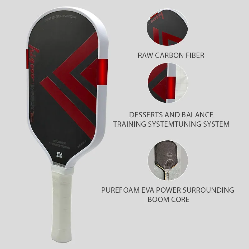 عصا إسفنجية محيطة عالية المرونة من الجيل الخامس من مادة EVA مجهزة بأثقال مضادة معدنية ومجداف كرة البيسبول من ألياف الكربون الخام #4