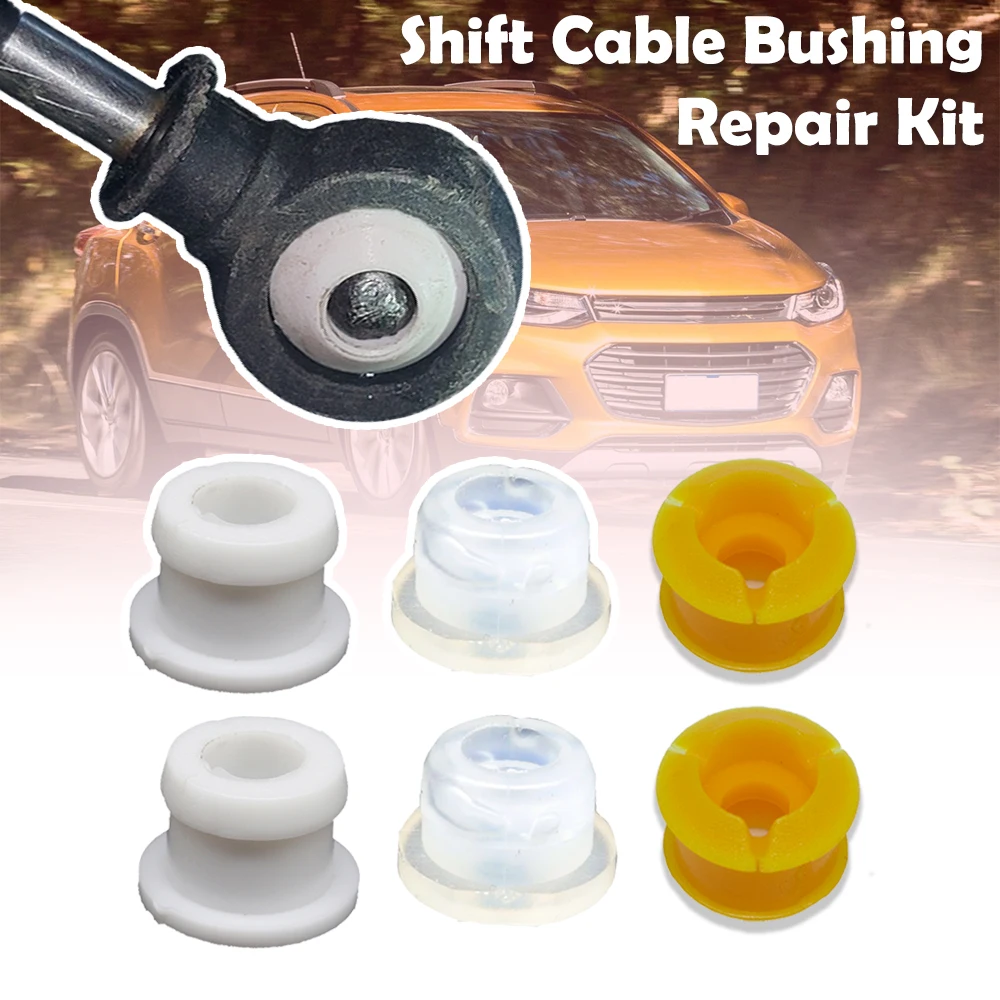 For Fiat GMC Holden Hummer Isuzu Jeep AT Gear Shifter Cable Bushing End Pivot Connector Fix Sleeve Grommet Loose Shifting Fix