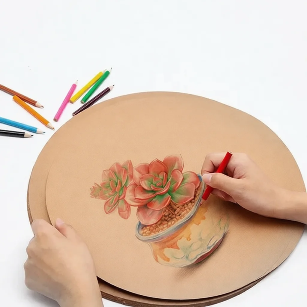 High Quality Round Blank Card Stock For Painting Illustration DIY Projects Handmade Card Making School Art Supplies