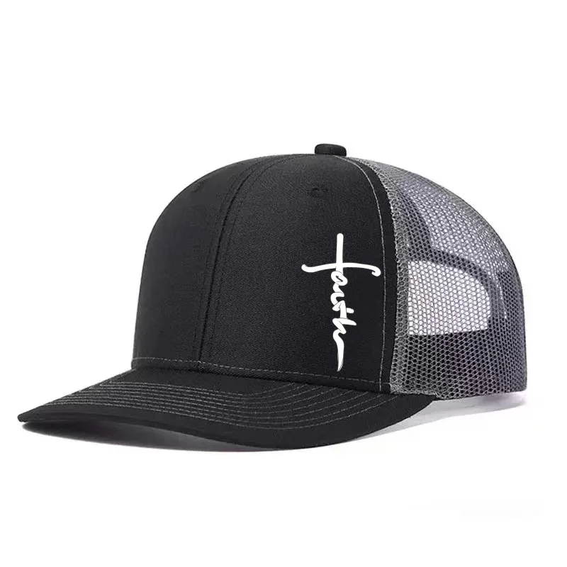 Bedruckte Verstellbare Baseball-Kappe Klassische Snapback Dad Hat Atmungsaktive Trucker Mesh-Kappe Golf Angeln Outdoor Sonnenhut – Detail 5