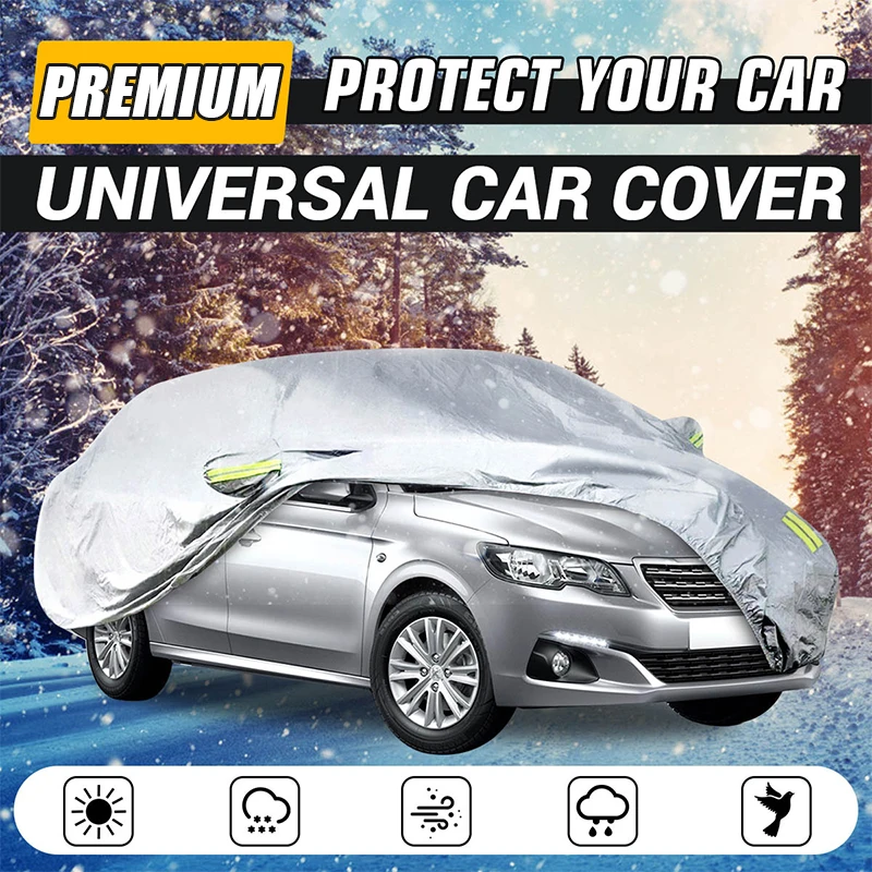 Car Cover Waterproof Dustproof UV Protective Exterior Snow Protection Cover For Kia Alfa Romeo porsche Jaguar Land-rover Dodge