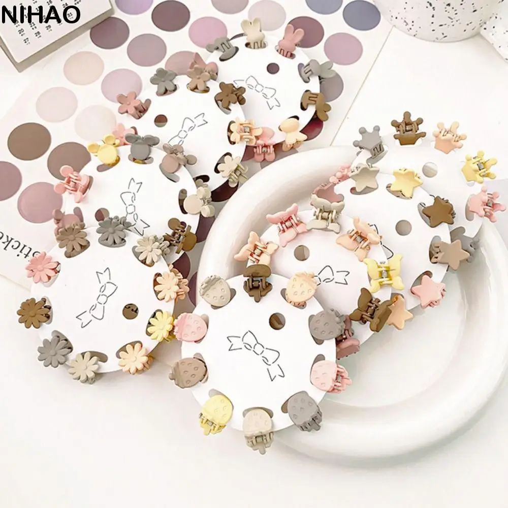 

Hair Accessories Mini Hair Claw Frosting Barrettes Star Hair Crab Clip Hair Clip Hair Ornaments Flower Mini Hair Claw Daily Life