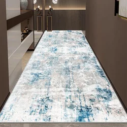 Nordic Abstract Long Corridor Carpet Non-slip Hallway Area Rugs Hotel Passageway Runners Washable Porch Entry Doormat Easy Clean