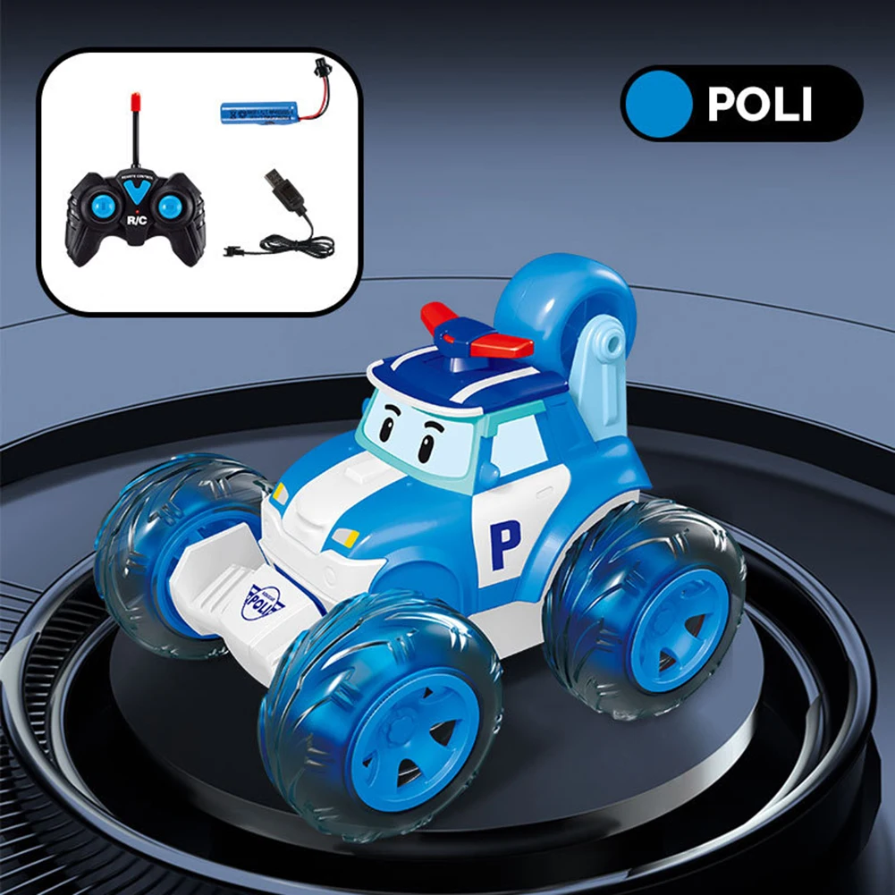 Remote Control Stunt Car With LED Lights 360 Degree Rotation Flipping Rechargeable Rc Car Model Toys For Kids Birthday Gifts