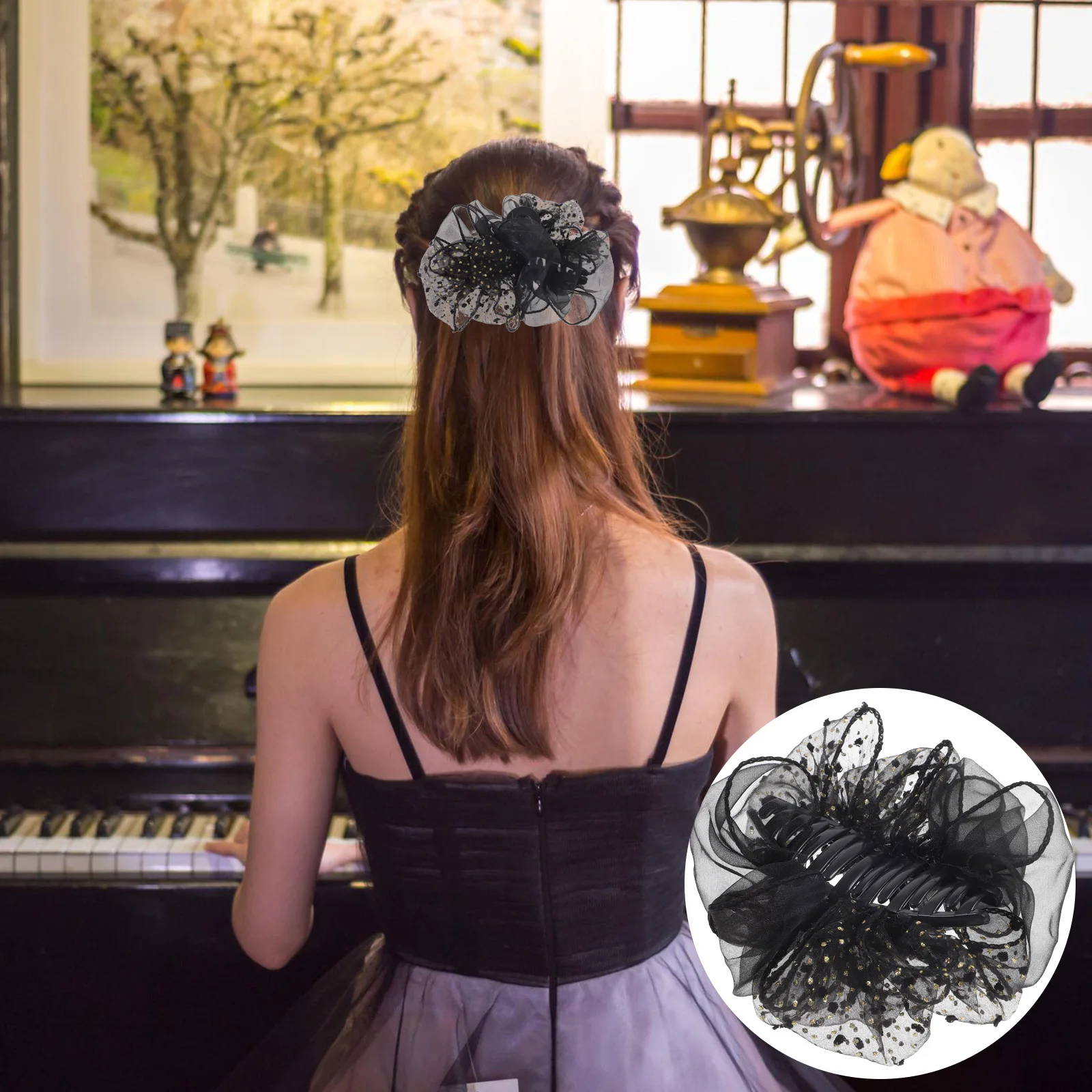 

Big Women Claw Clip Large For Thick Long Hair Vintage Style Strong Hold Hair Accessories Retro Clamps Styling Tool Girls Teens