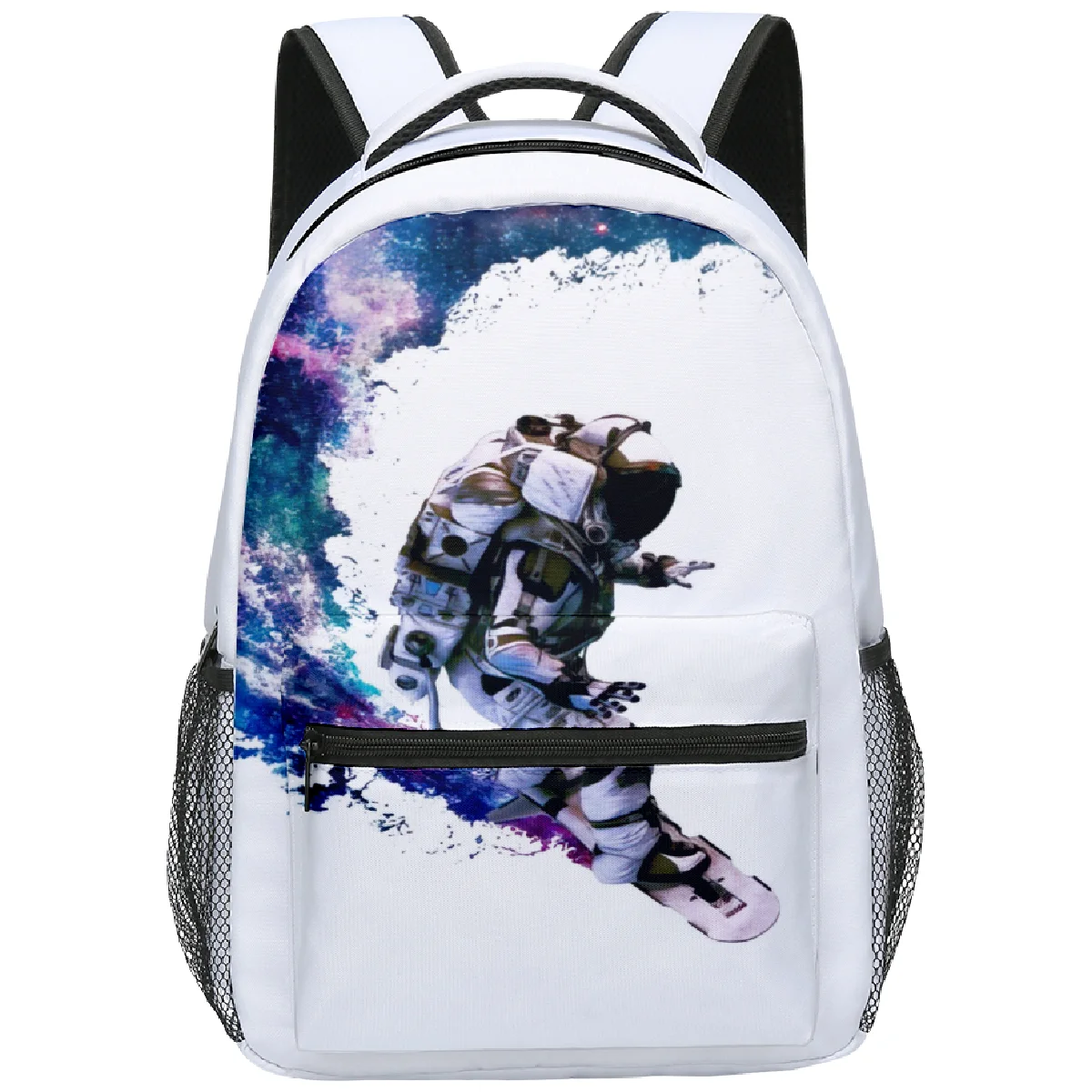 

Harajuku Kpop Youthful School Bags Unisex Space astronaut Travel Bags 3D Print Oxford Waterproof Notebook Shoulder Backpacks