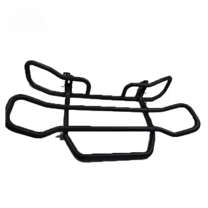 

Premium Steel Semi Truck Front Bumper Bull Bar with Deer Guard & Mounting Bracket Grille Guard Protector