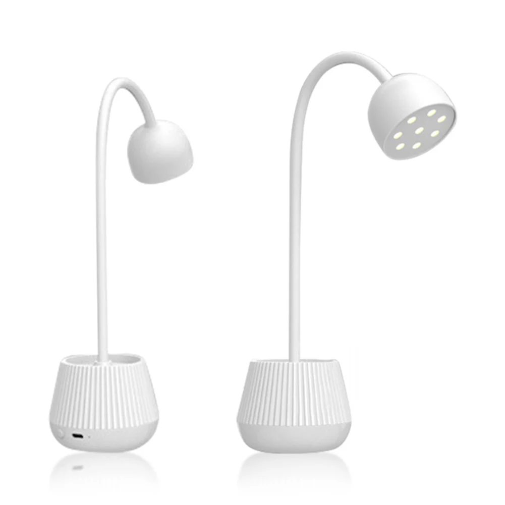 New Mini Desktop UV/LED Nail Drying Lamp 8LEDs UV Light for Gel Nails Nail Tool Equipment