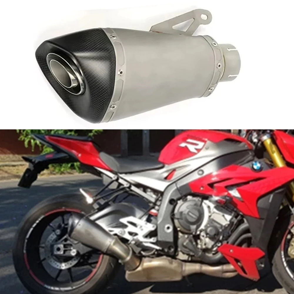 ل BMW S1000RR S1000R 2010 - 2014 2015 2016 دراجة نارية 60 مللي متر أنظمة ماسورة العادم GP سباق الهروب موتو الخمار DB القاتل #1