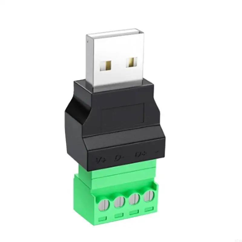 573A USB 2.0 محول القابس USB 2.0 TypeA أنثى/ذكر إلى 4 دبوس محطة التوصيل لإصلاحات الكابلات الفعالة واتصال الأدوات