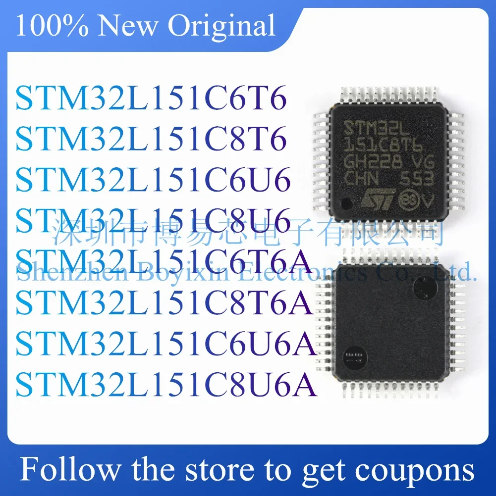 NEW STM32L151C6T6 STM32L151C8T6 STM32L151C6U6 STM32L151C8U6 STM32L151C6T6A STM32L151C8T6A STM32L151C6U6A STM32L151C8U6A.