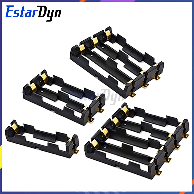 Estardyn  18650 1-4 Cells SMT/SMD Battery Holder: Single/Double/Triple/Quad, Easy Solder, Stable Contact
