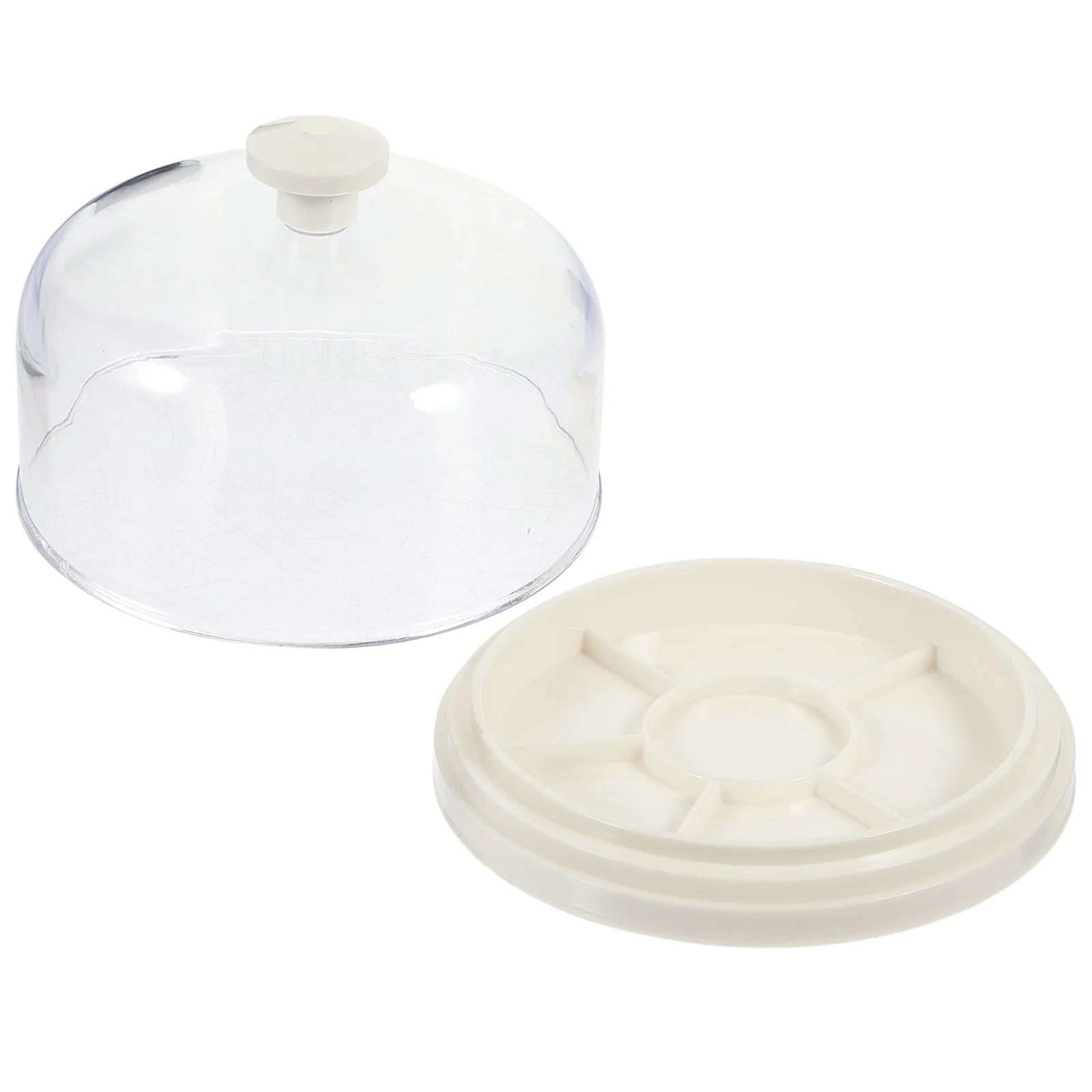 

1Pcs Watchmakers Plastic Dust Cover With 6 Compartments For Watch Repair Tools