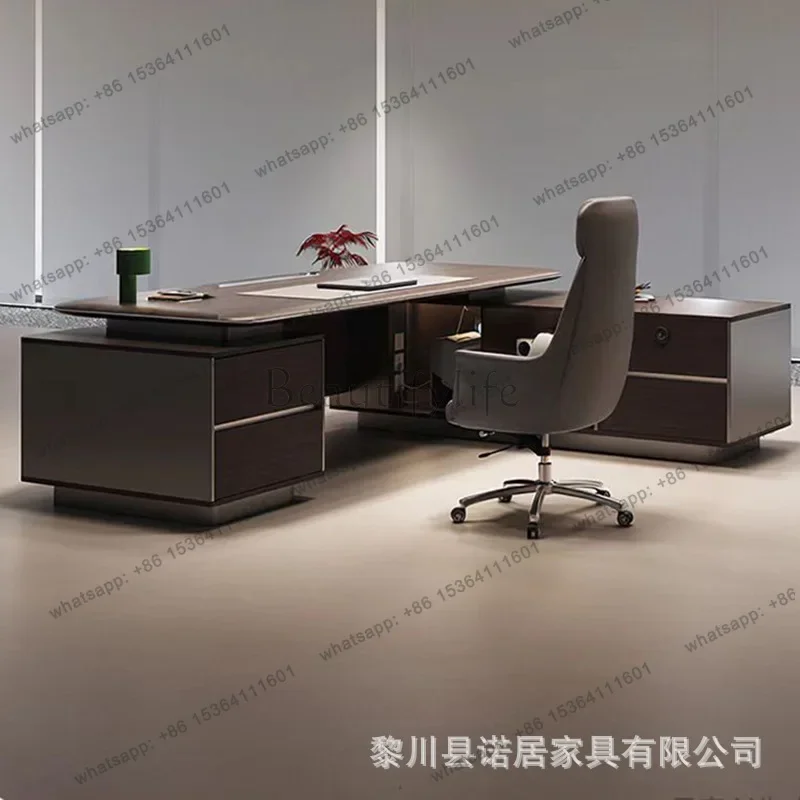 56Desk light luxury high-end president desk general manager office desk